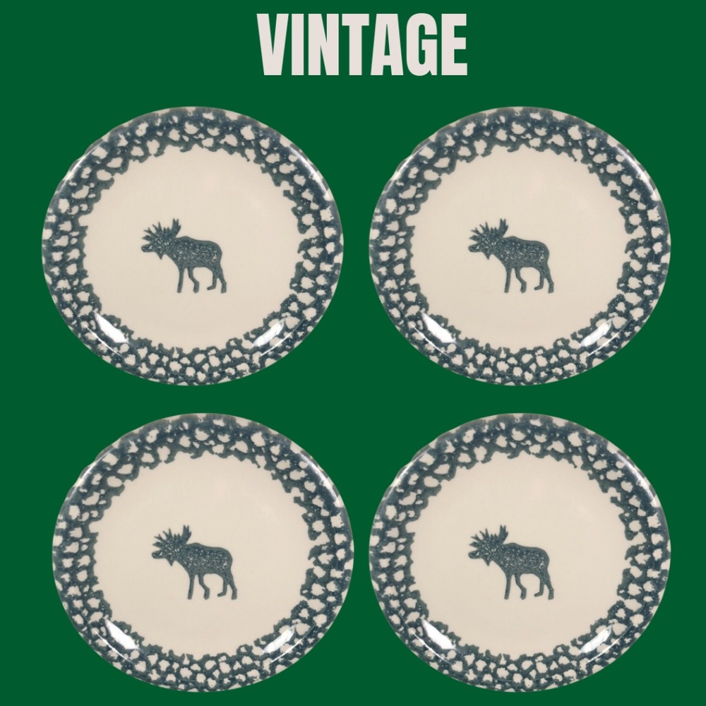 Tienshan Moose Country Salad Plates